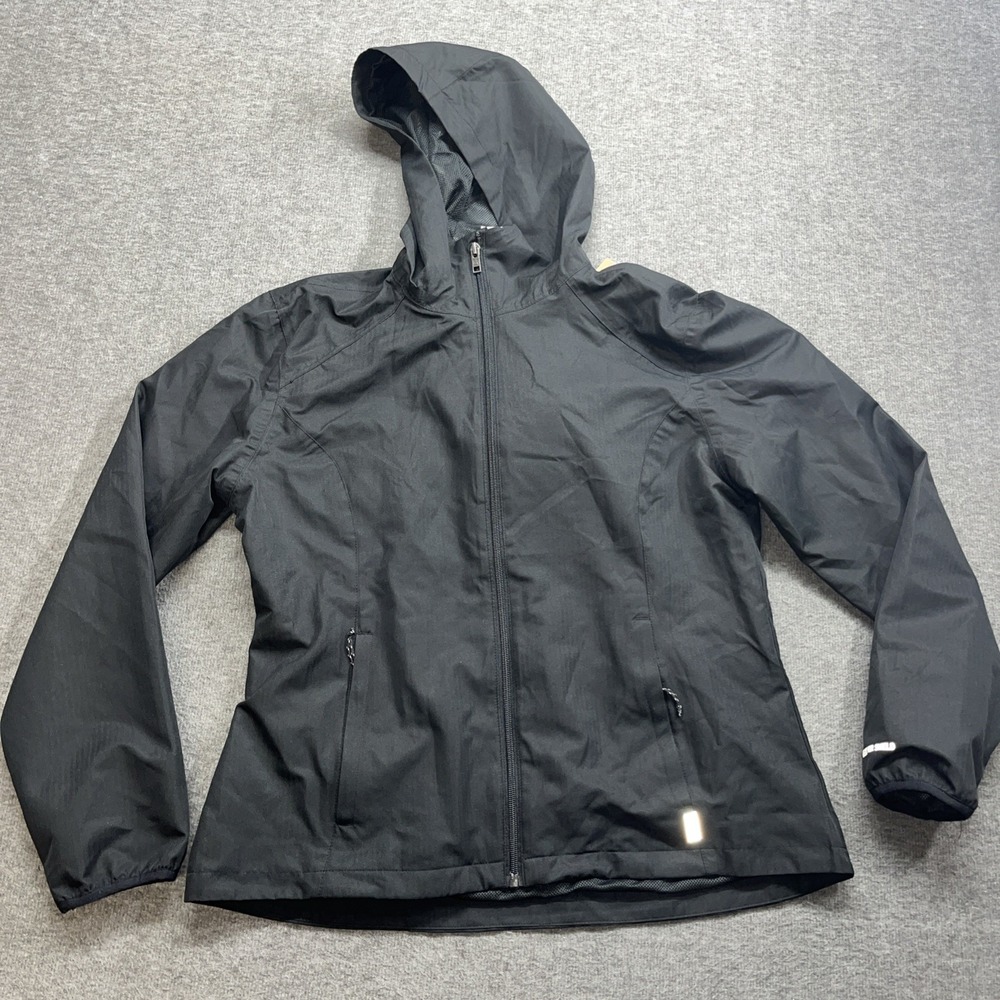 Woman's Avalanche softshell hooded jacket Black Size Large Water Proof
